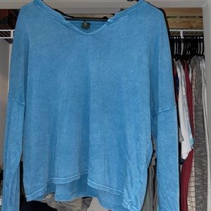 Wild Fable Long Sleeve Cropped Shirt